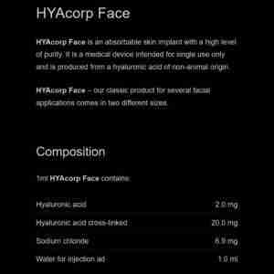 HyaCorp FACE HyaCorp FACE