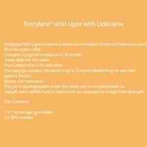 Restylane® Vital Light with Lidocaine
