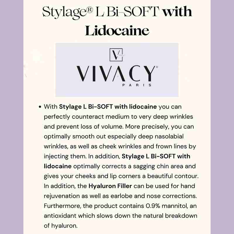 Stylage L Lidocaine Bisoft