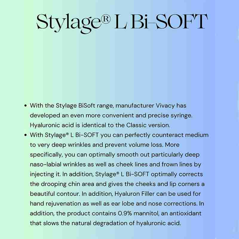 Stylage L without Lidocaine Bisoft