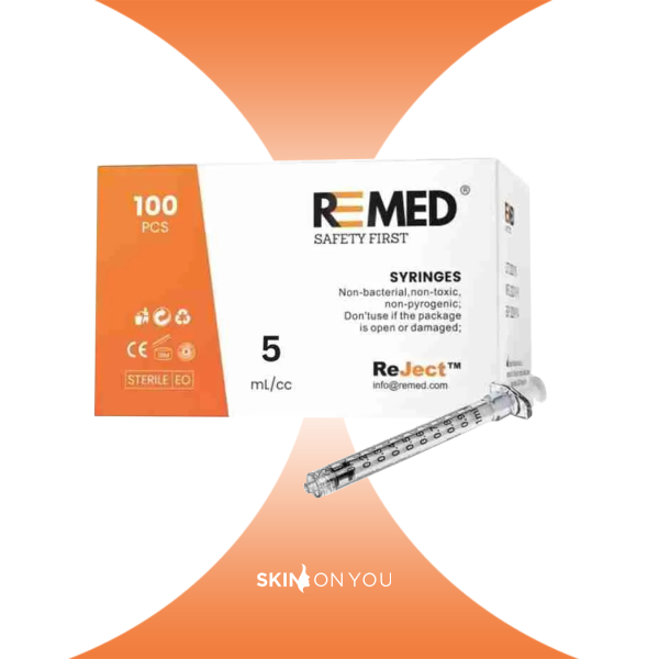100 x ReMed Disposable Syringes with LuerLock 5 ml 100 x ReMed Disposable Syringes with LuerLock 5 ml